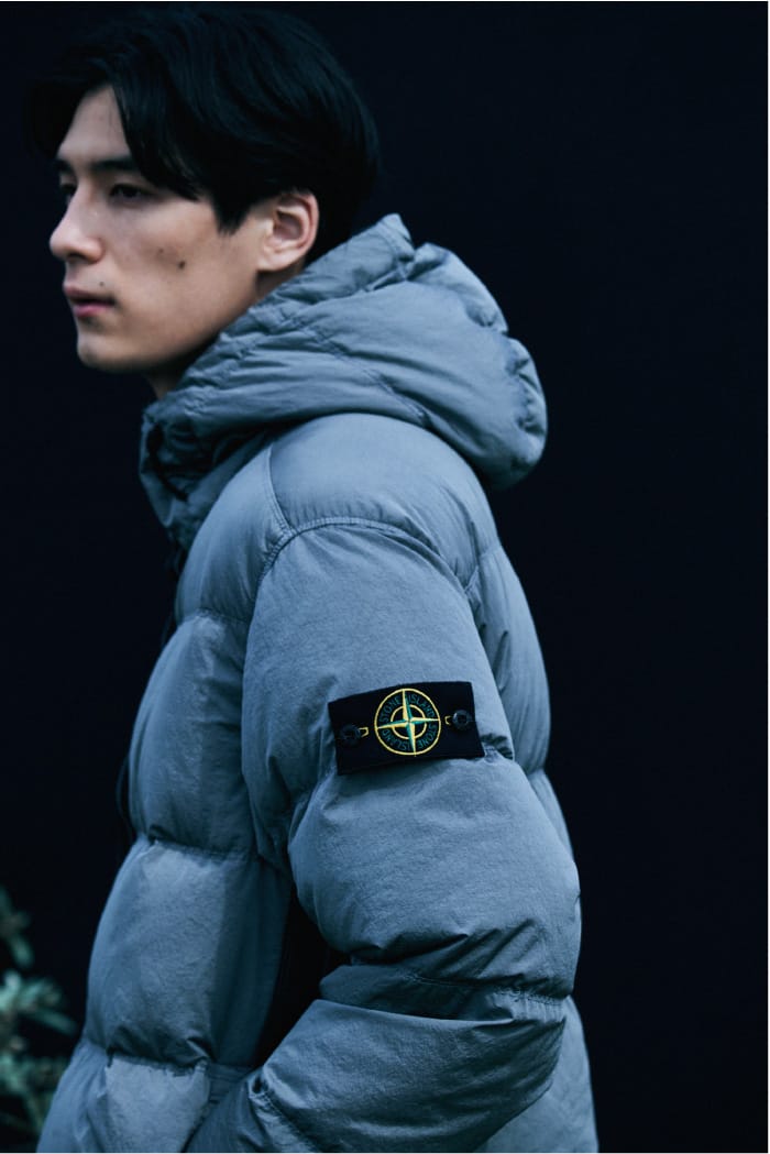 タフな素材感のブルゾン選びで 3way仕様のダウン