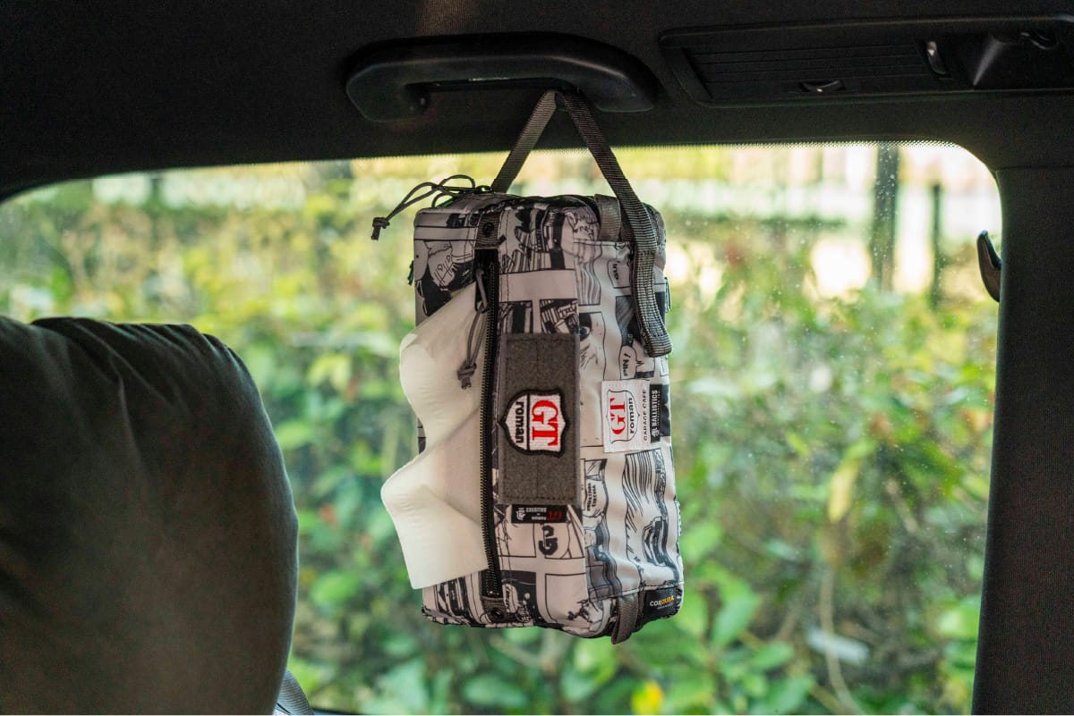 細部にこだわるティッシュケース