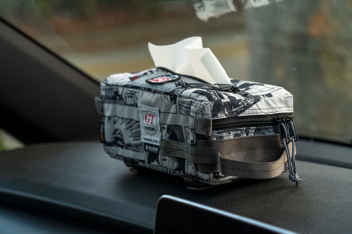 細部にこだわるティッシュケース