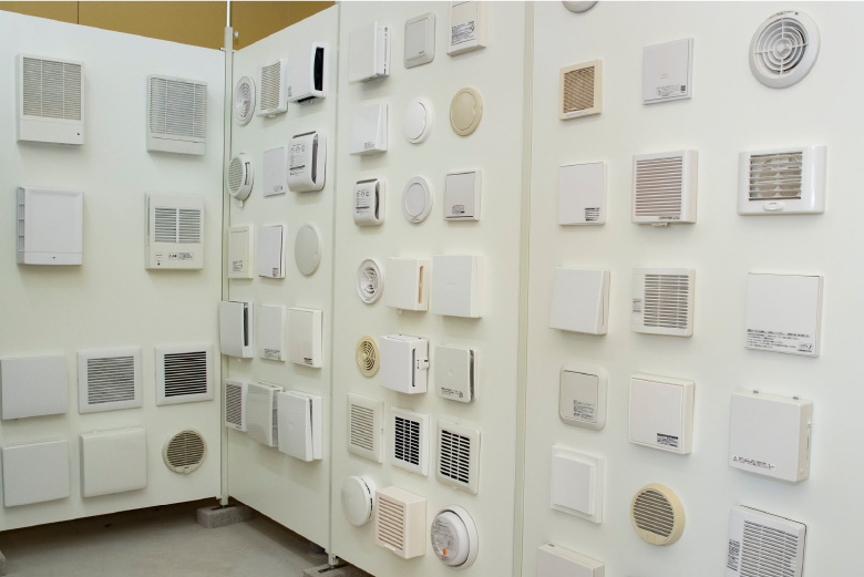 市販の換気口200種類以上をストック