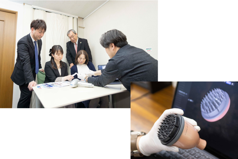 自社で企画・開発した商品の多くを日本で製造